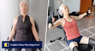 'La abuela de yoga más bella': una mujer china súper en forma, de 78 años, admira a millones de personas por su régimen de ejercicios a sus 60 años después de un cáncer y una cirugía